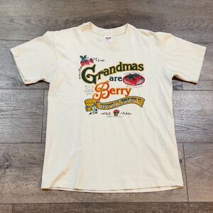 Vintage 90s Anvil Grandmas are Berry Special T-Shirt Single Stitch USA - Large